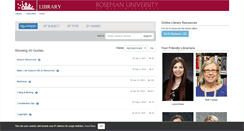 Desktop Screenshot of infoguides.roseman.edu