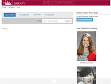 Tablet Screenshot of infoguides.roseman.edu